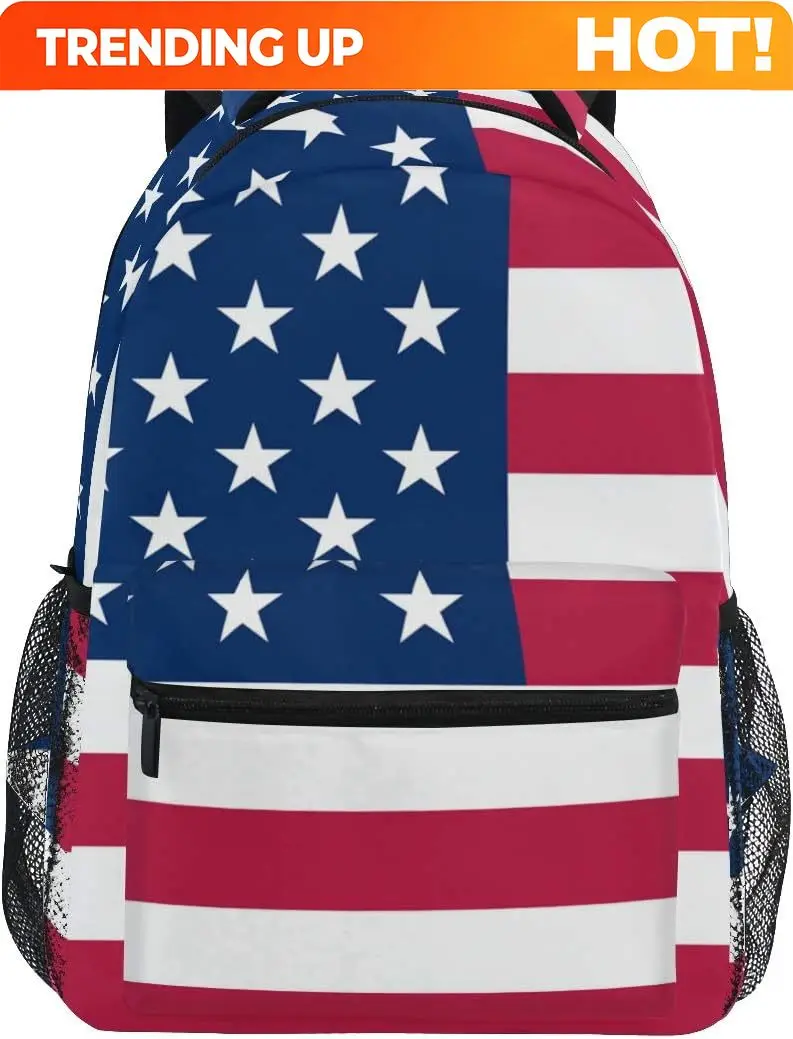 Women Bags Usa - Custom Bag USA Flag Bag Heren