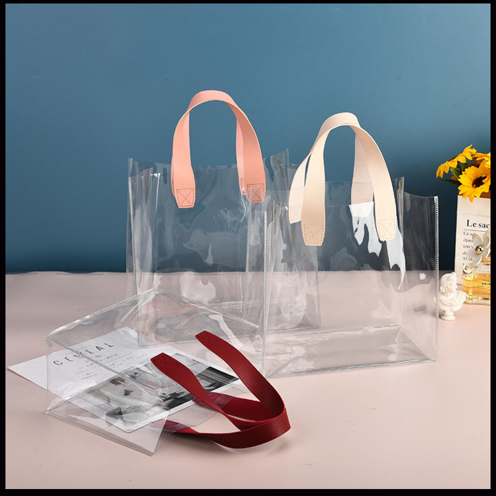 Jelly Bag Clear Pvc - Transparante Pvc Doorzichtige Draagtas Met Grote