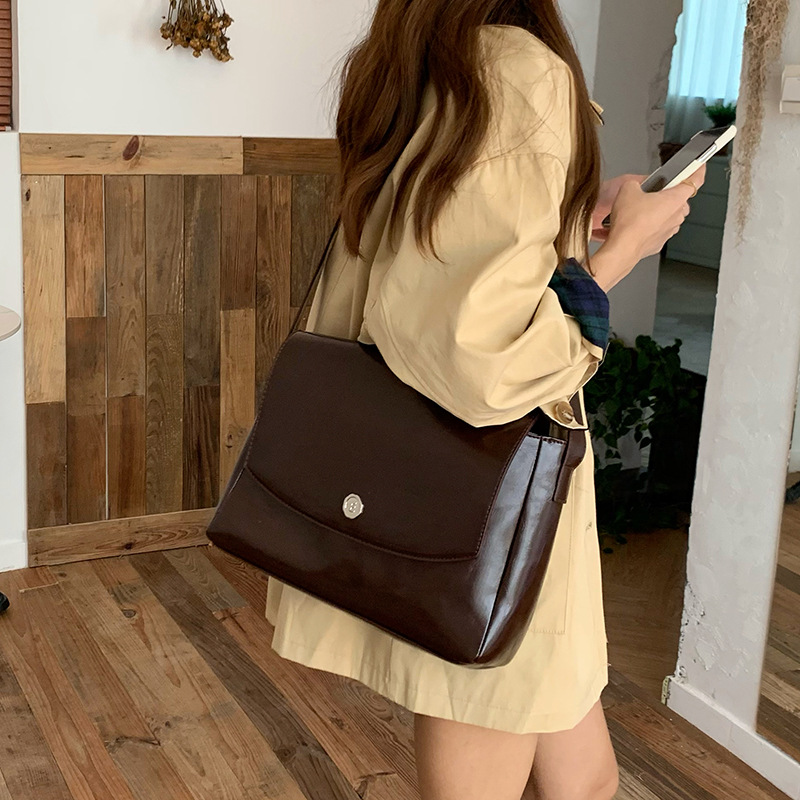 Women'S Bags Designer Brands - Cgcbag Vintage Lage Capaciteit Messenger Bag