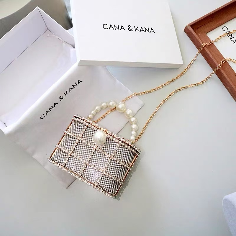 Women Bags Gold - Hoogwaardige glitter dameshandtas, luxe gouden metalen
