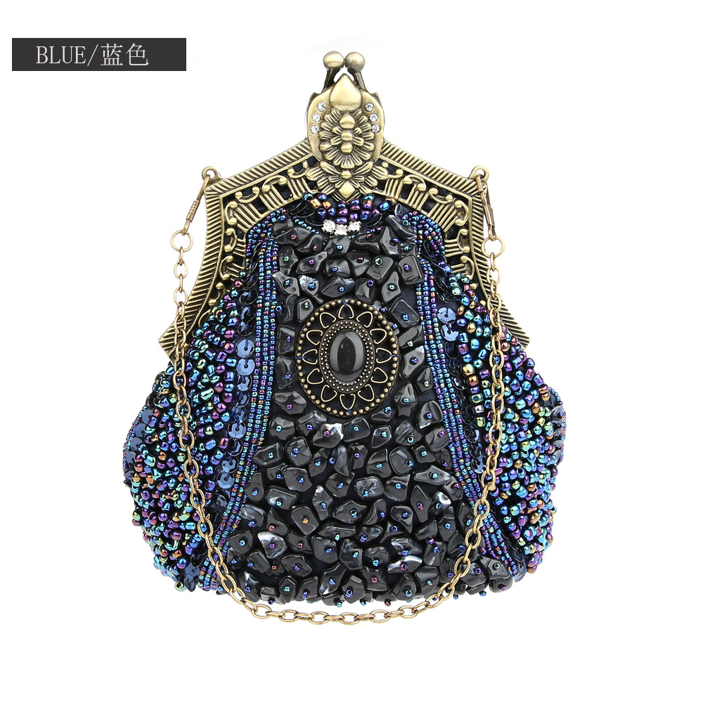 Women Bags Gold - Retro Mode Parel Lovertjes Kralen Clutches