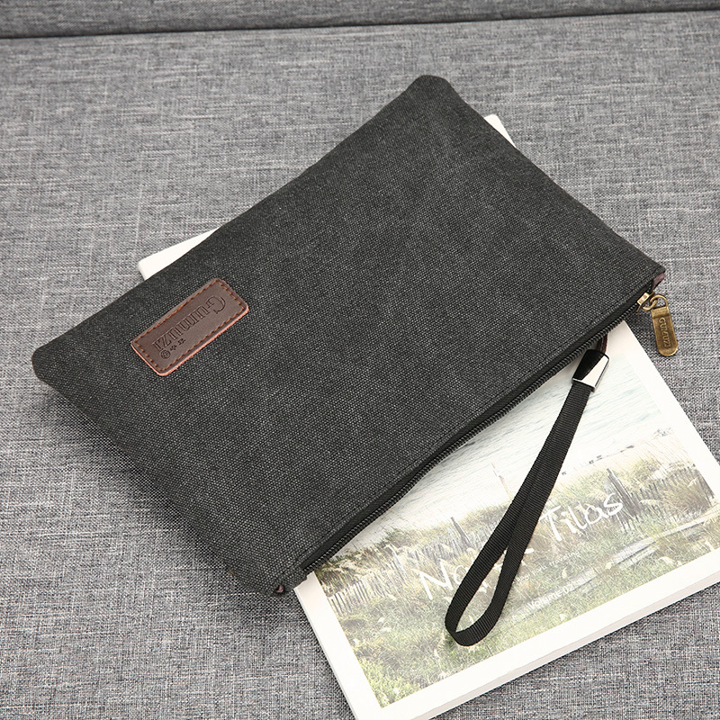 Tasje met ritssluiting, canvas - Flap Bag Envelope recensie en prijs