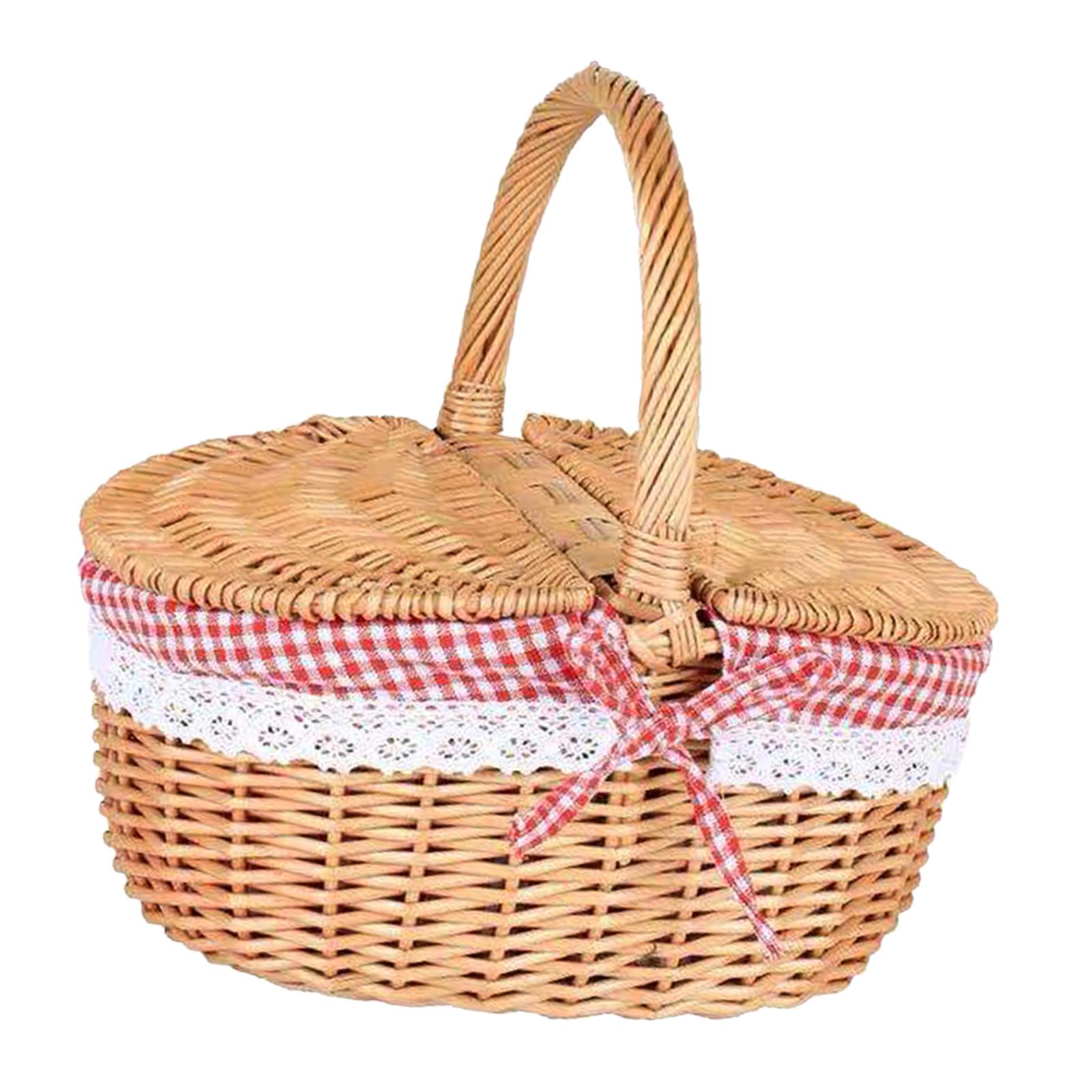 Handgeweven rieten picknickman - Basket Bag Wicker recensie en prijs