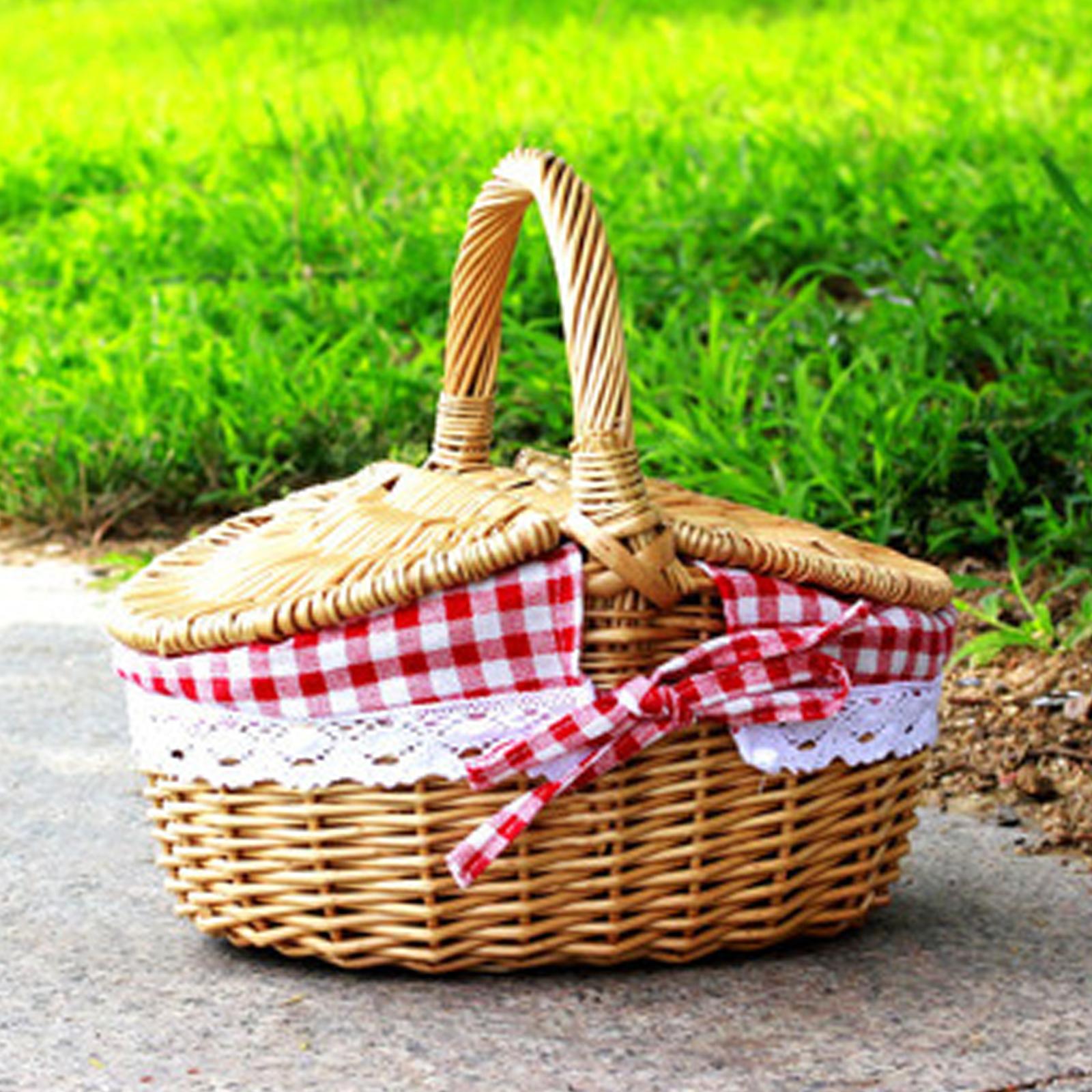 Handgeweven rieten picknickman - Basket Bag Wicker recensie en prijs