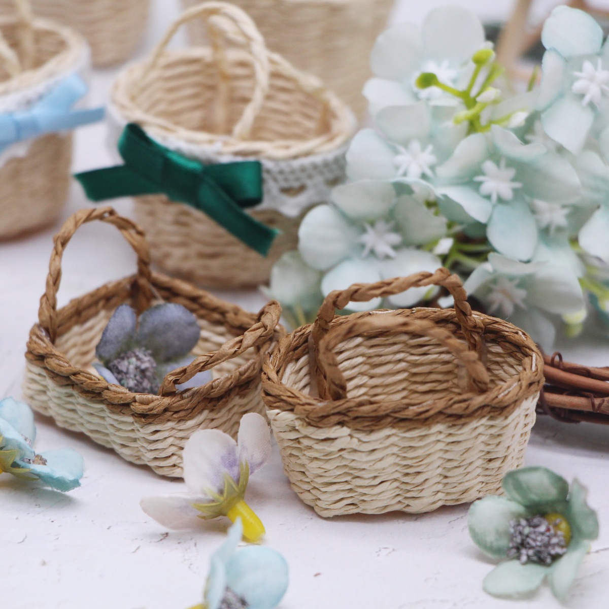 1Pc Poppenhuis Handgeweven Laf - Basket Bag Wicker recensie en prijs