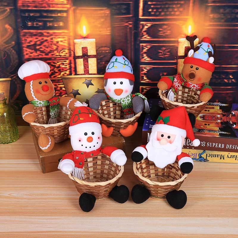 Kerstdecoratie Eland Sneeuwpop - Basket Bag Wicker recensie en prijs