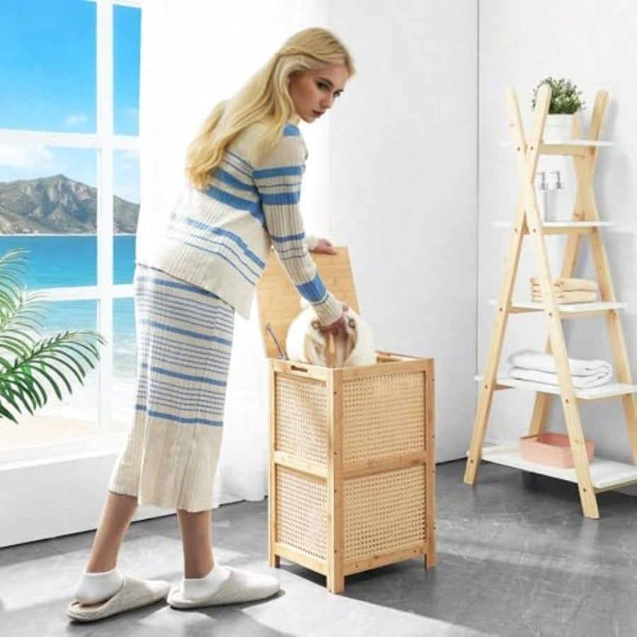 Bamboe Wicker Wasmand met Deks - Basket Bag Wicker recensie en prijs