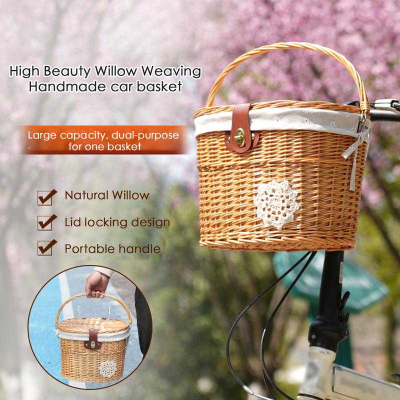 Rieten Fietsmand Stuurmand Voo - Basket Bag Wicker recensie en prijs