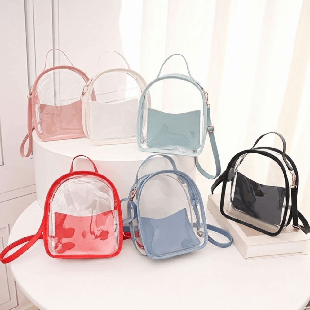 Opbergtas PVC transparante rug - Jelly Bag Clear Pvc recensie en prijs