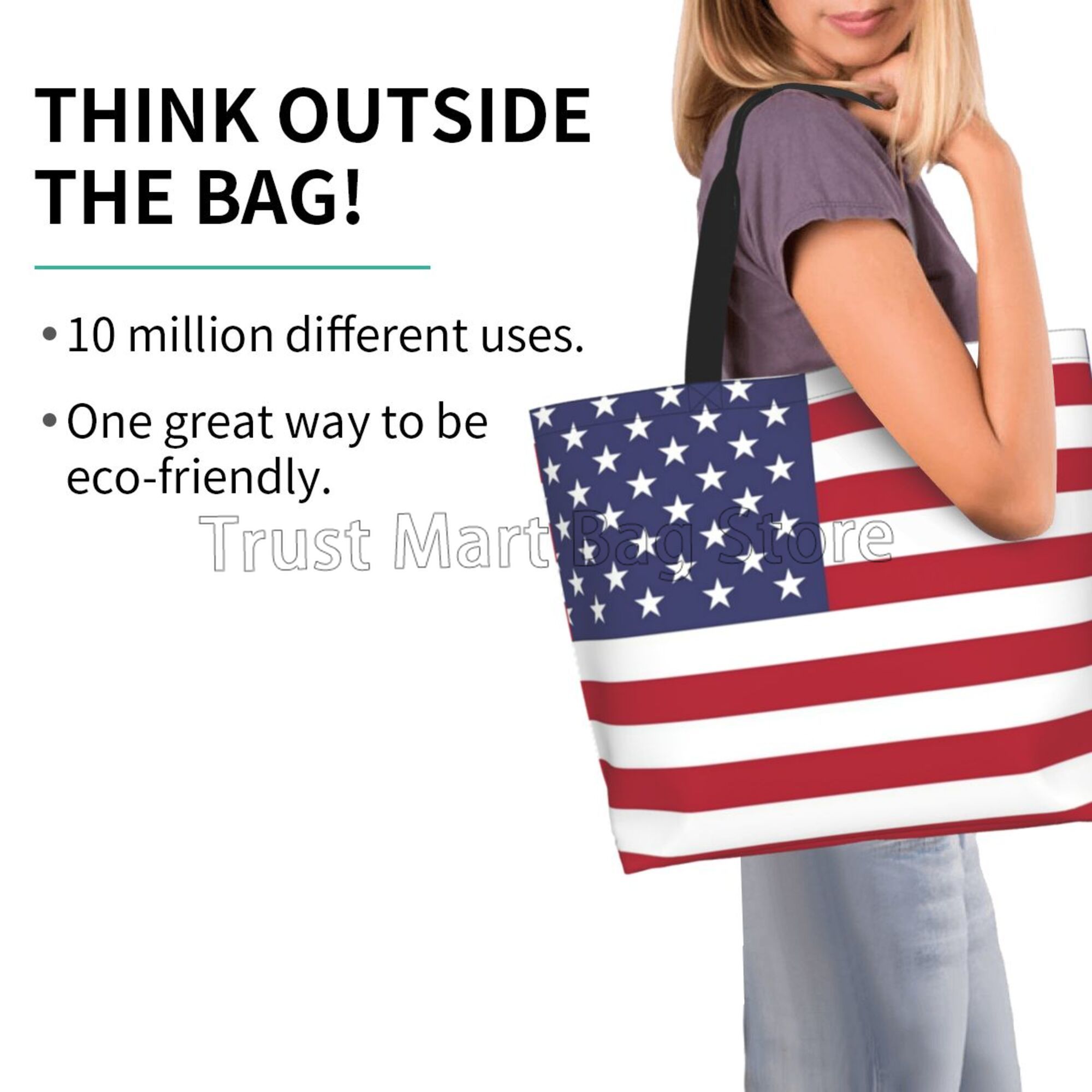 Amerikaanse USA vlag canvas dr - Women Bags Usa recensie en prijs