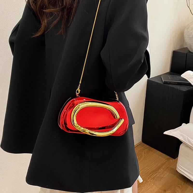 Gouden sluiting Box Clutch Bag - Women Bags Gold recensie en prijs