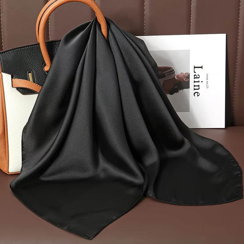 Luxe Effen Kleur Zijden Vierka - Women Bags Online recensie en prijs