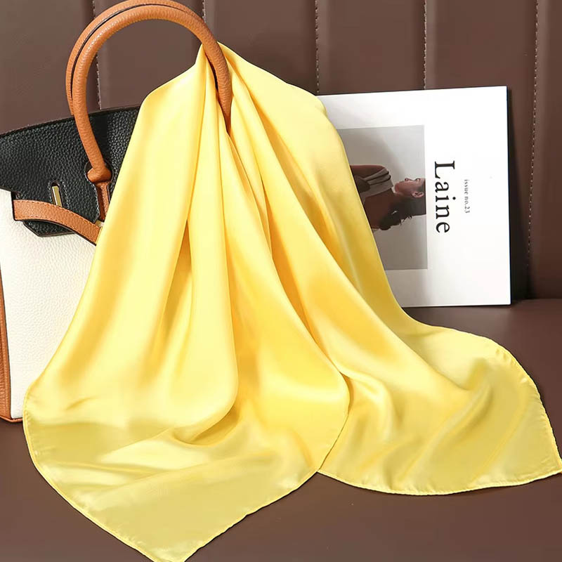Luxe Effen Kleur Zijden Vierka - Women Bags Online recensie en prijs