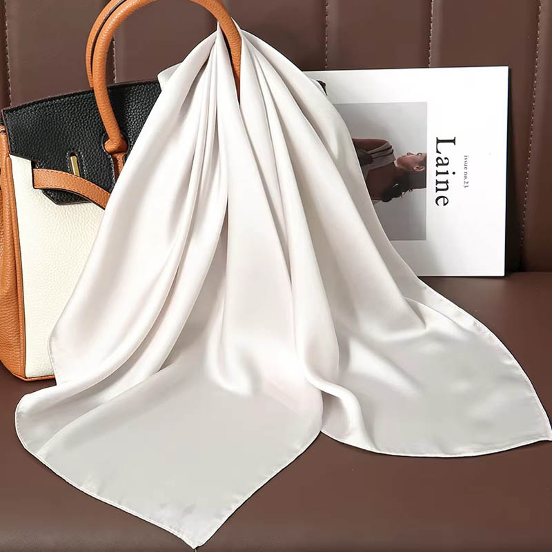 Luxe Effen Kleur Zijden Vierka - Women Bags Online recensie en prijs