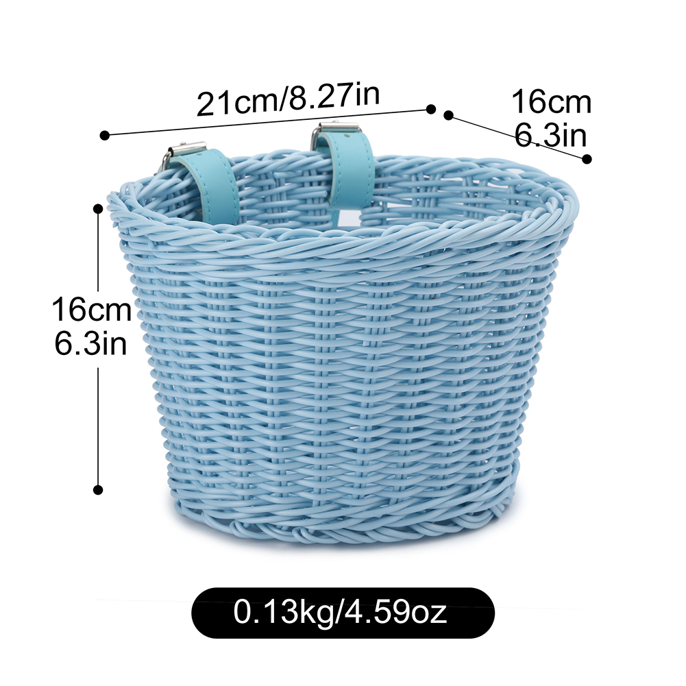 Handgeweven fietsmand vooraan, - Basket Bag Wicker recensie en prijs
