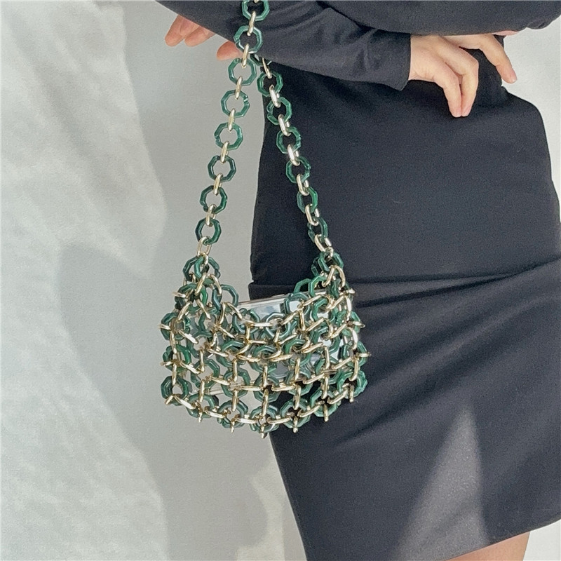 Groene metallic Hauberk schoud - Women Bags Green recensie en prijs