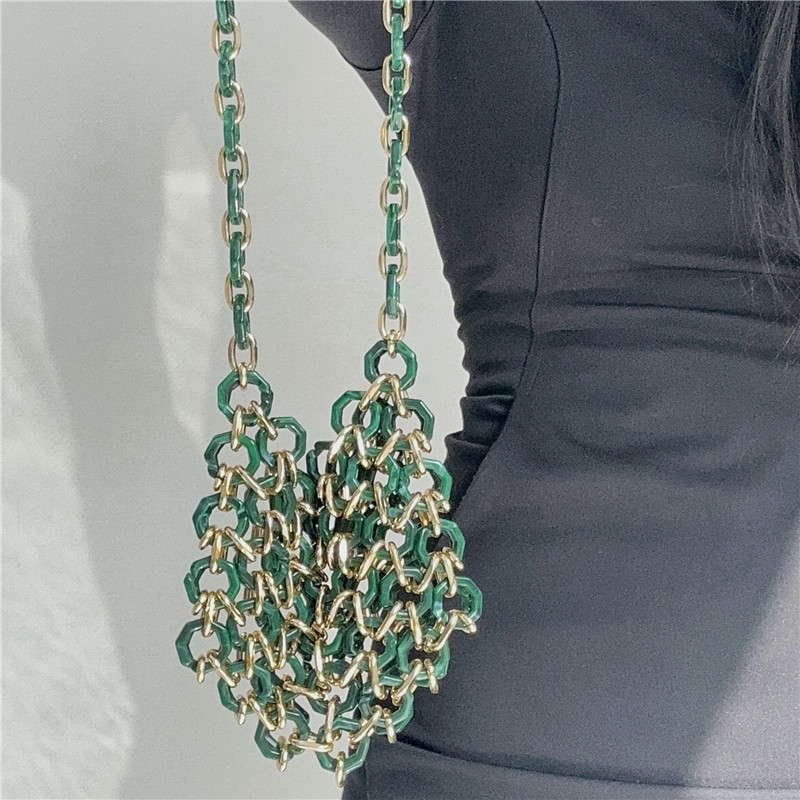 Groene metallic Hauberk schoud - Women Bags Green recensie en prijs