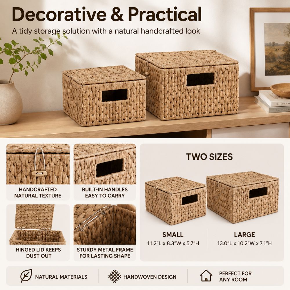 Waterhyacinten opbergmand rech - Basket Bag Wicker recensie en prijs