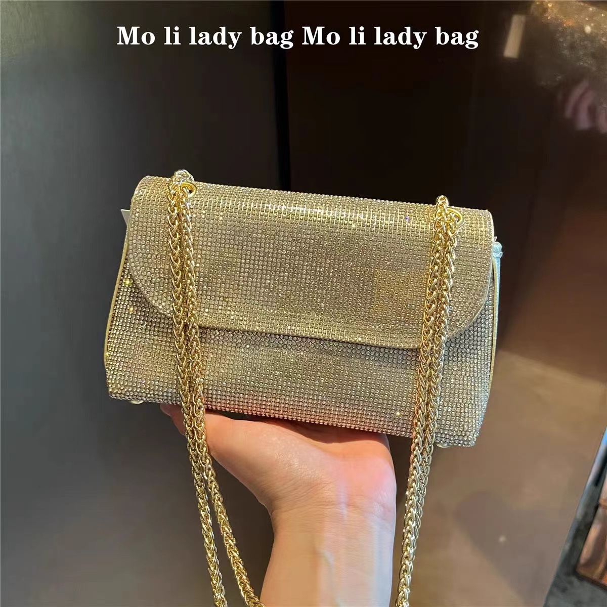 Glinsterende Diamanten Schoude - Flap Bag Envelope recensie en prijs