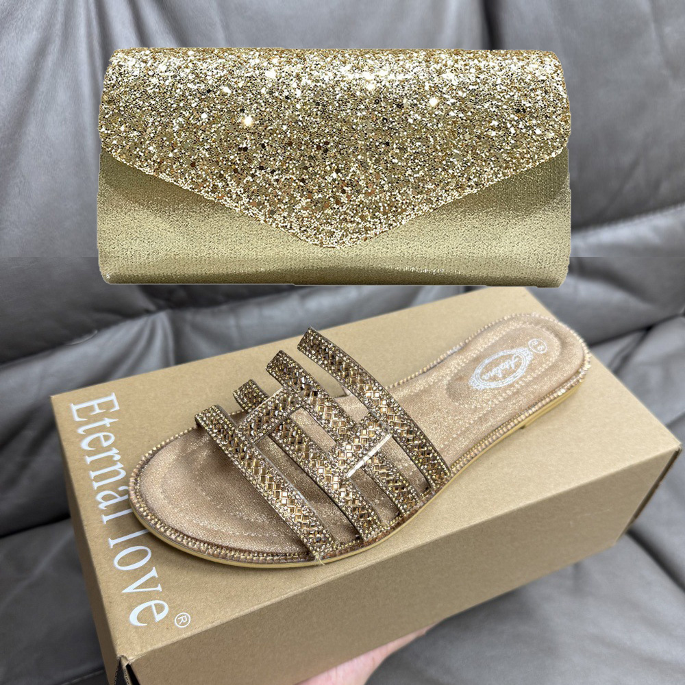 Zomer nieuwe bronzen strass-sl - Women Bags Gold recensie en prijs