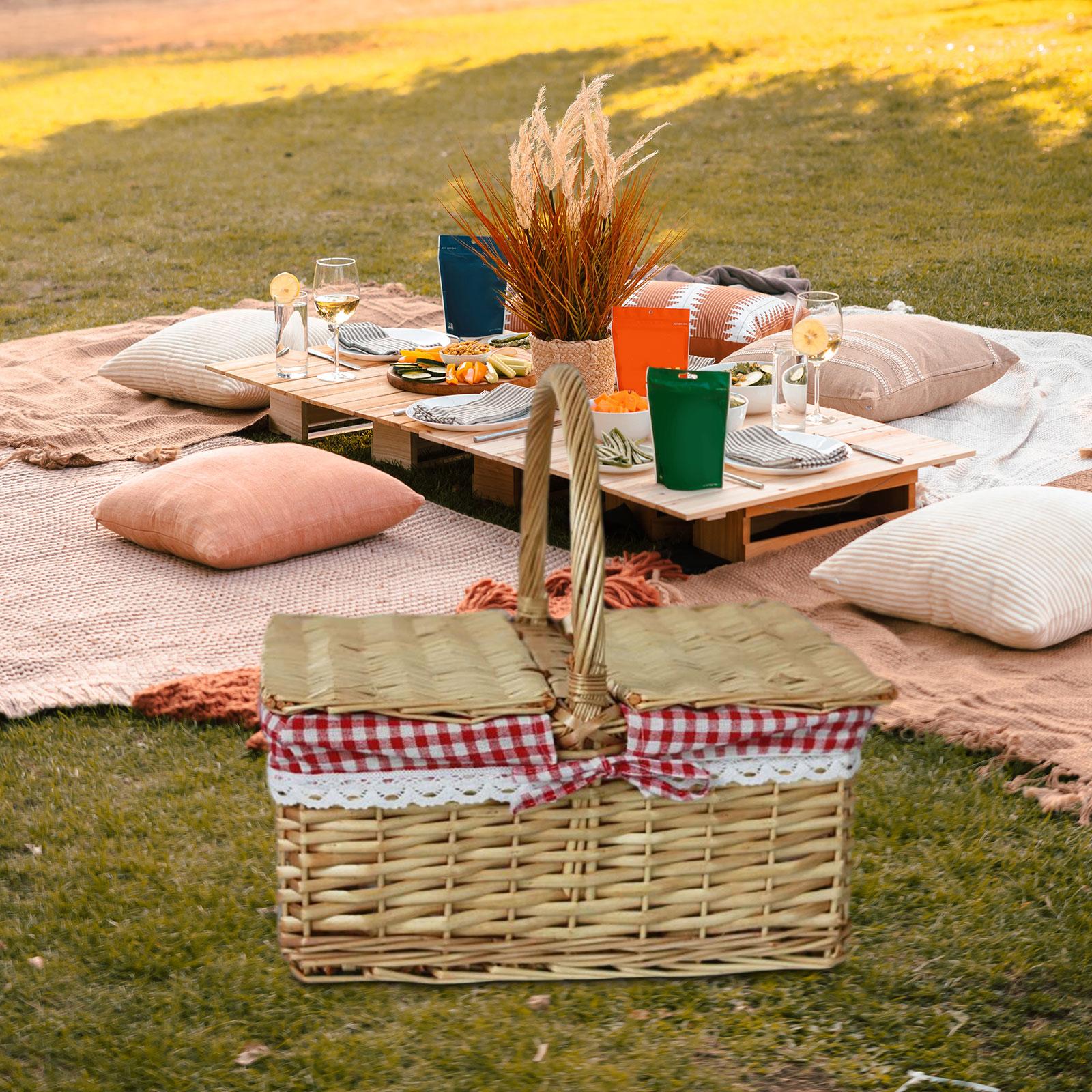 Picknickmand Rieten geweven ma - Basket Bag Wicker recensie en prijs