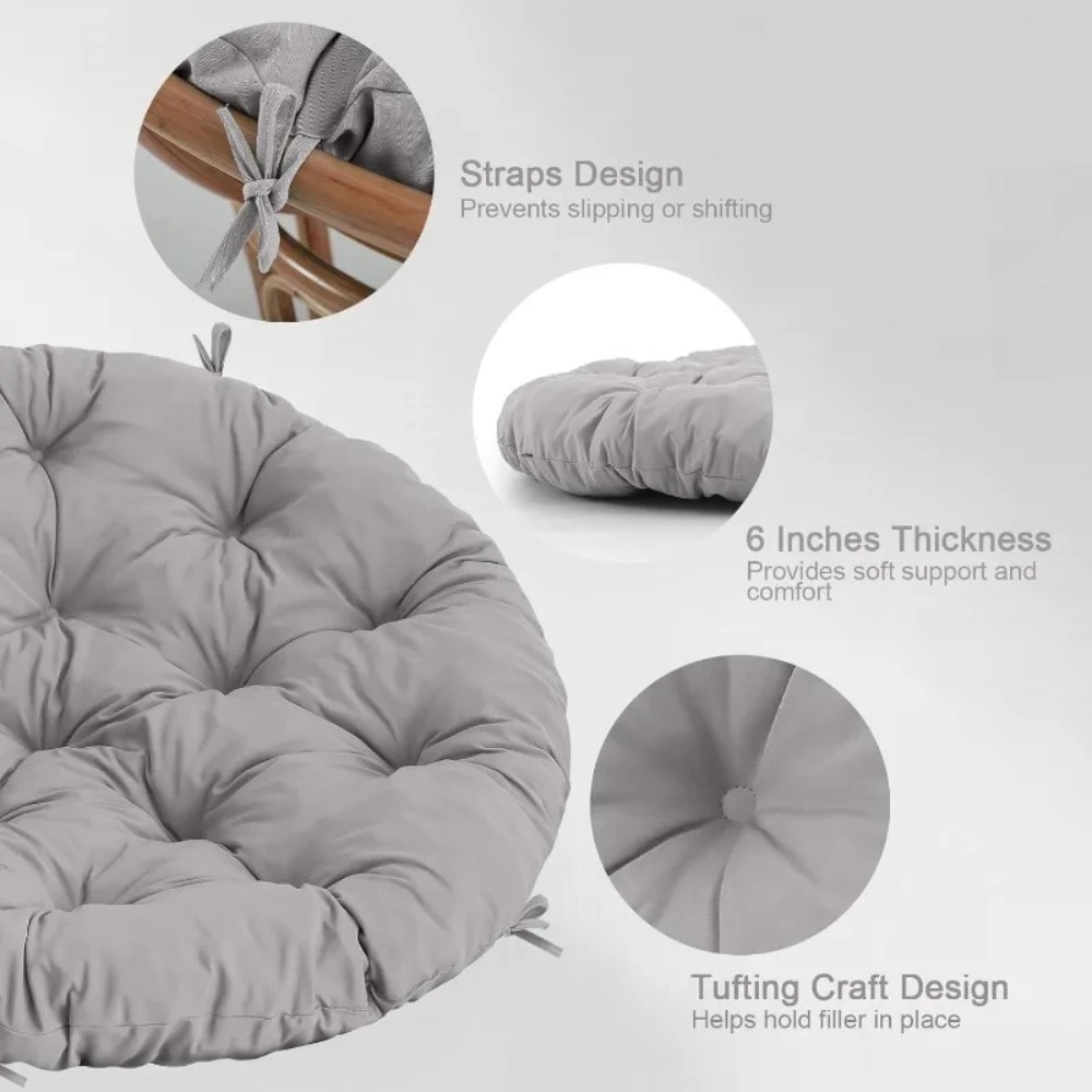 Rond zitkussen, stoelkussen vo - Basket Bag Wicker recensie en prijs