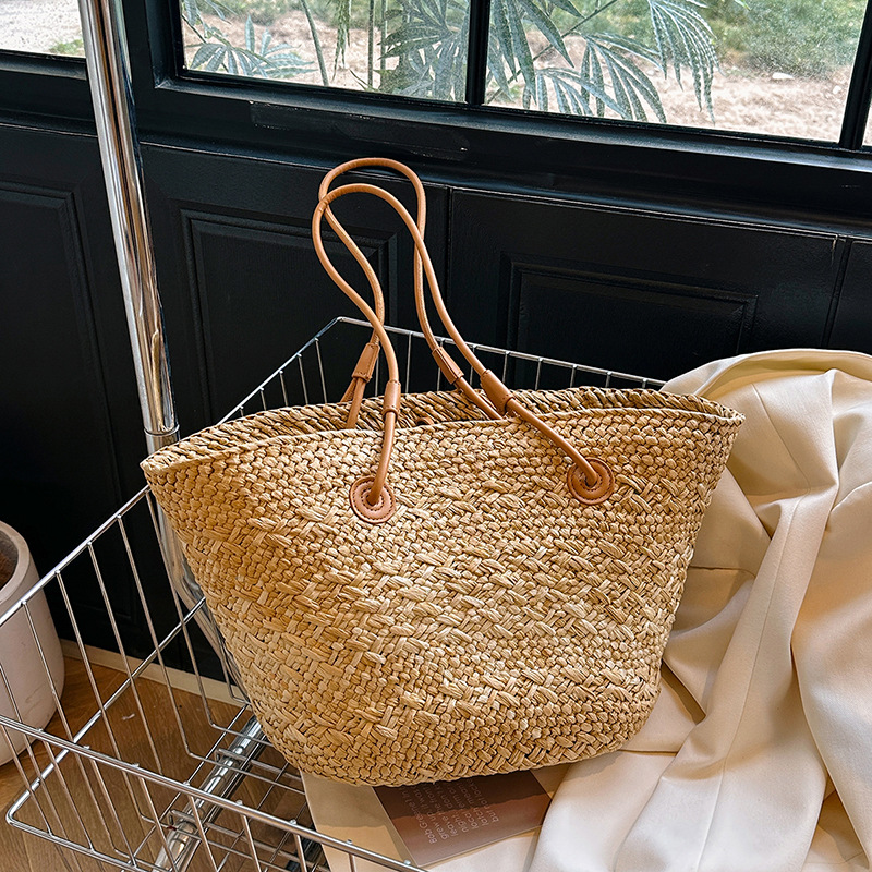 Casual rotan grote capaciteit  - Basket Bag Wicker recensie en prijs