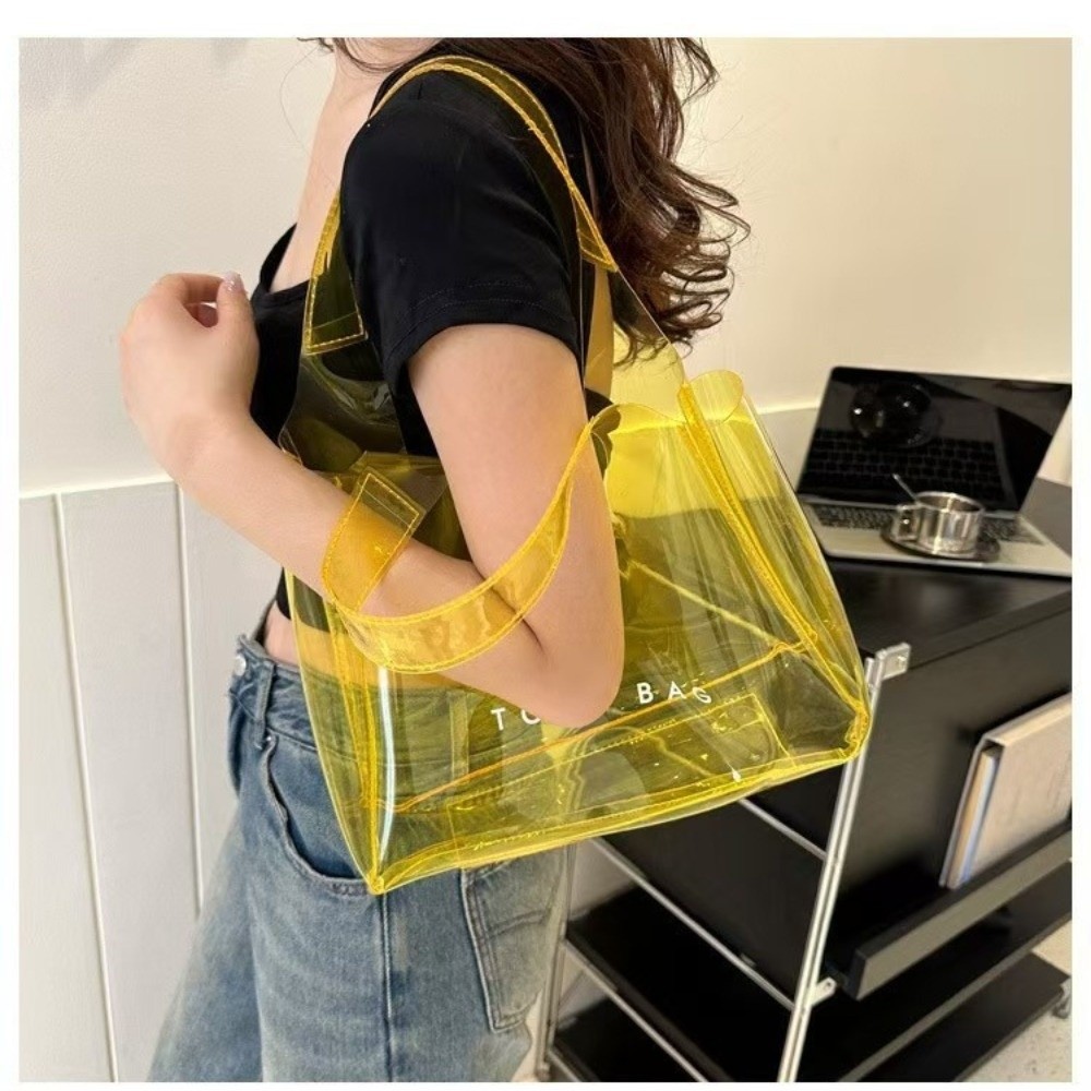 Modieuze PVC transparante scho - Jelly Bag Clear Pvc recensie en prijs