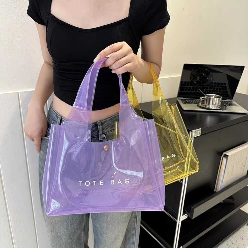 Modieuze PVC transparante scho - Jelly Bag Clear Pvc recensie en prijs