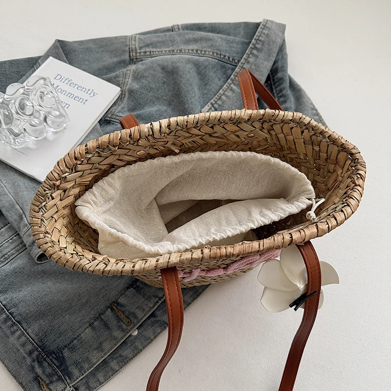 Casual rieten geweven mandtass - Basket Bag Wicker recensie en prijs
