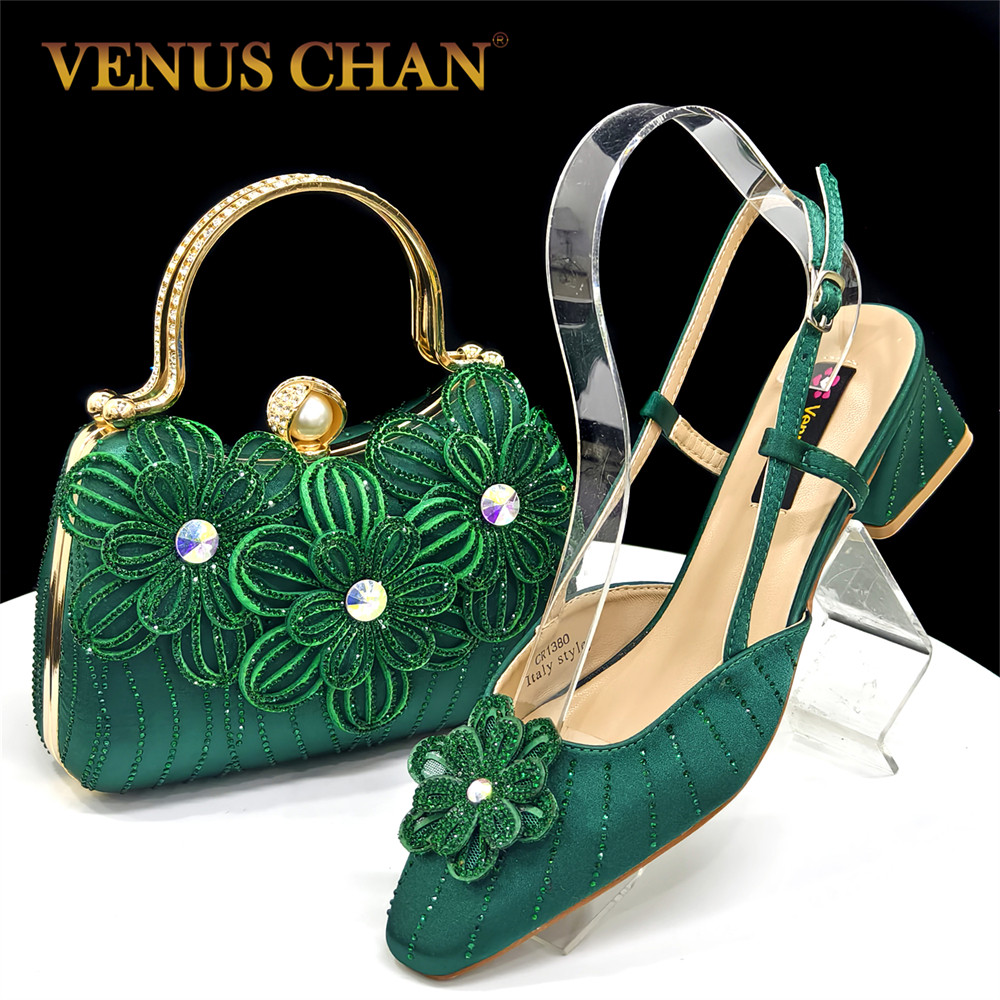 Nieuwe Italiaanse Pumps en Tas - Women Bags Green recensie en prijs